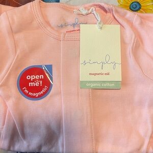 Magnetic Me Soft Pink Baby Bodysuit